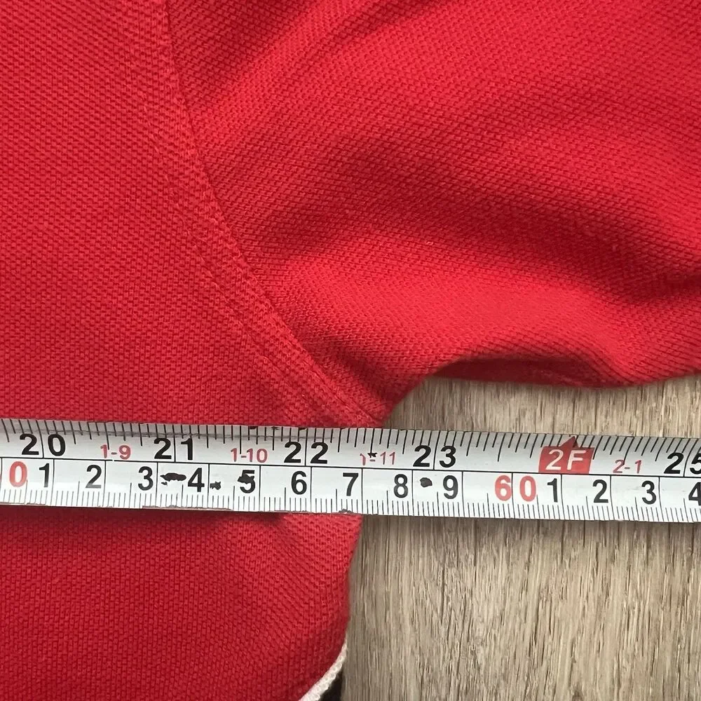 Vintage 90s Spike Sports Wisconsin Badgers Polo Shirt Mens L Red NCAA